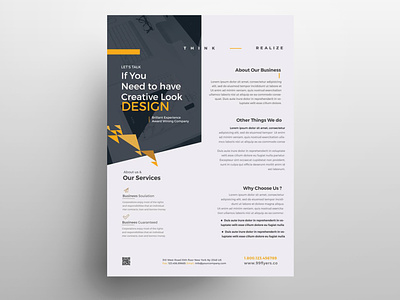 Marketing & Agency Brand Free PSD Flyer