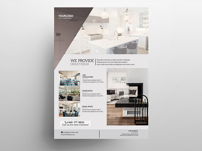 Real Estate Free PSD Flyer Template