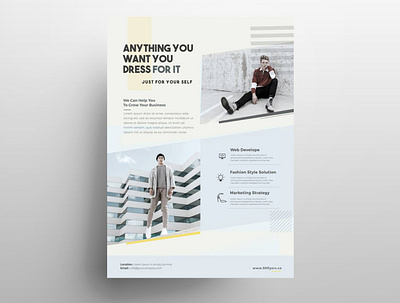 Minimal Fashion Event Free PSD Flyer Template fashion flyer flyer flyer design free poster psd flyer template