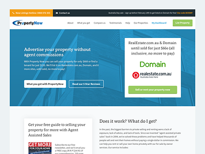 PropertyNow Homepage