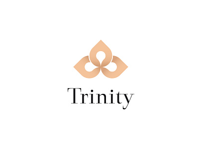 Logo design Trinity branding clean design elegant graphic illustration logo design