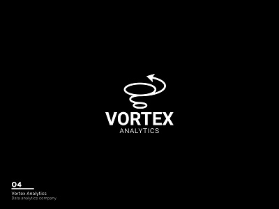 Vortex - Logofolio vol.1 analytics arrow arrow logo bepolar brand brand design brand identity branding graphic design logo logodesign logofolio mark tipography vector vortex