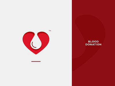 Blood Donation Logo ambulance avatar blood branding care charity cross donation donor first aid health heart help hospital identity logo mark medicine red symbol