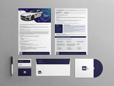 FMI - Corporate Identity advertising brand brand identity branding brochure business card cd company corporate design envelope flyer fmi illustration insurance marketing packaging pencil poster print