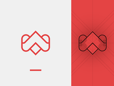 double m logo letter symbol icon design element, Stock vector