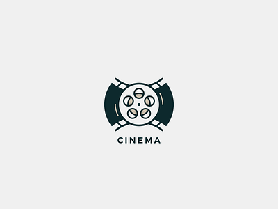 Cinema Logo by Mario Madjarov on Dribbble