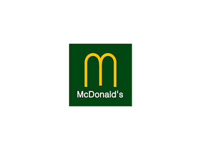 McDonald's clean fast fastfood food logo mcdonald mcdonalds minimalist redesign simply