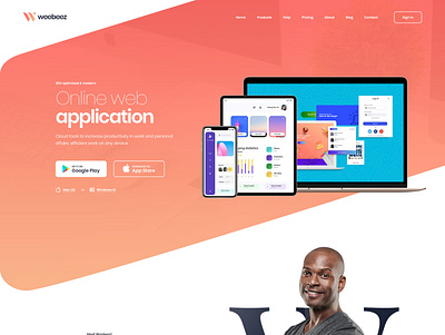 Weebeez - Web Application WordPress Theme app consulting it paas saas software ui ux web design