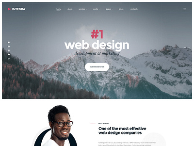 Integear - IT Company and Web Design Agency WP Theme digital agency it solutions company software development startup company ui ux web agency web design