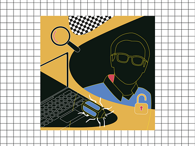 Podcast Episode Cover Art (IV) | "Abstraktus pokalbis" cover illustration design geometric ill illustration minimal design personalised personilised portrait podcast cover