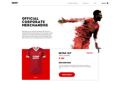 Lfc Shop By David Law On Dribbble