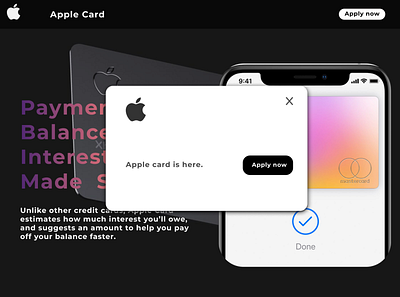 Daily UI 016 apple apple card clean clean ui daily 100 challenge daily ui daily ui 016 dailyuichallenge figma figma design minimal overlay overlays pop up pop up ui pop ups simple ui userinterface ux