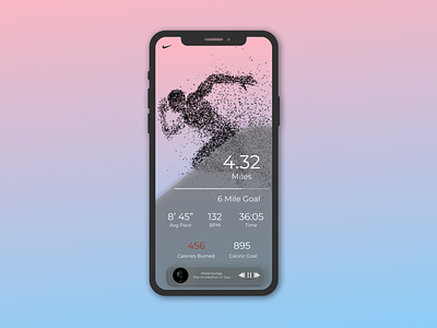 Daily UI 041 cardio daily ui daily ui 041 daily ui 41 dailyuichallenge exercise exercise app exercising nike nike run club nike running nike ui running ui user experience userinterface ux workout tracker workout tracker design workout tracker ui