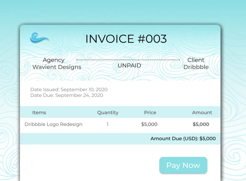 Invoice UI designs, themes, templates and downloadable graphic elements ...