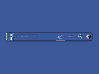 Daily UI 053 clean daily 100 challenge daily ui daily ui 053 daily ui 53 dailyuichallenge facebook facebook header facebook redesign fb figma header design header navigation header navigation ui inner shadow minimal ui user experience userinterface ux