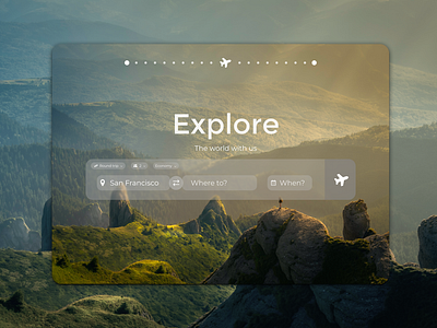 Daily UI 068 clean daily ui daily ui 068 daily ui 68 dailyuichallenge explore figma flight search flight search desgin flight search ui google google flights minimal nature simple travel ui userexperience userinterface ux
