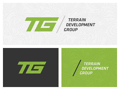 Terrain Development Group branding charlotte identity logo mark real estate terrain typography visual identity