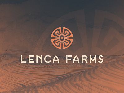 Lenca Farms Logo Concept brand branding coffee farm honduras identity logo mark native
