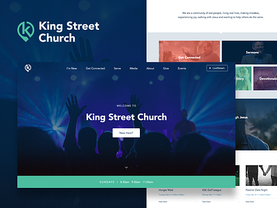 Church Branding + Web branding church clean design homepage logo web website