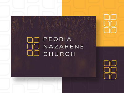 Church Logo Concept brand branding church leaf logo nazarene pattern peoria wheat