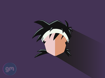 Flat art of Gohan from Dragoball Z - Saiyan Saga 2d adobe illustrator anime design designer dragonball dragonballz flat flat design graphicdesign illustration illustrator minimalist vector vector art