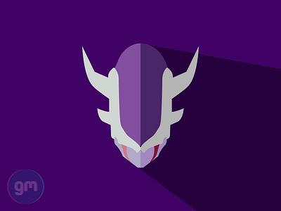 Flat art of Frieza 3rd form from Dragonball Z - Frieza Saga 2d 2dart anime dragonball dragonballz flat flat design graphic design illustration illustrator minimalist minimalist design vector vector art