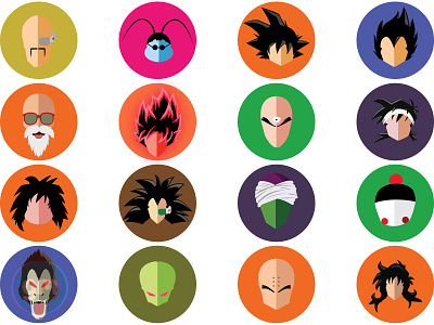 all dbz characters names