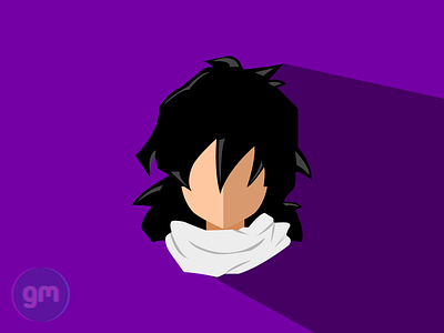 Flat art of Gohan from Dragonball Z - Cell Saga 2d 2d art anime dragonball dragonballz flat flat design frieza goku graphic design illustration illustrator minimalist minimalist design vector vector art