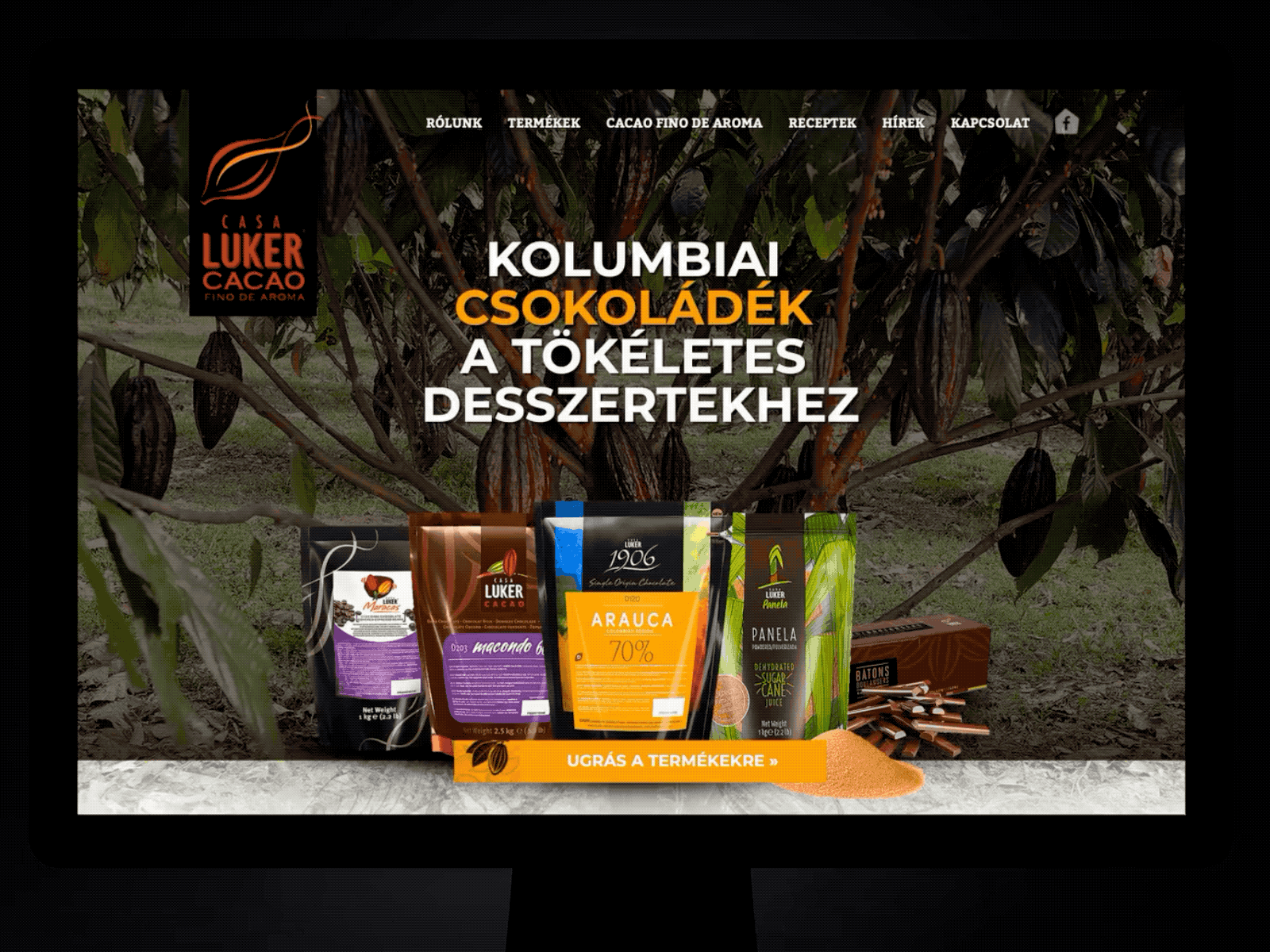 lukercsoki.hu website development frontend webdesign website