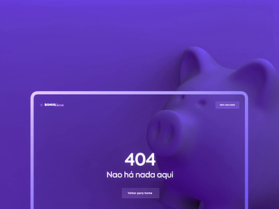 404 page bank 3d 404 404page animation interface not found ui ui ux ui design uidesign uiux website
