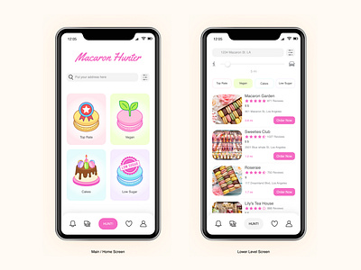 Macaron Hunter - Macaron store search app project brief