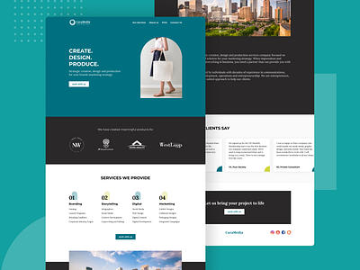 curamedia website redesign branding figma frontend design ui web webdesign