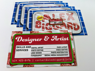 Business card for me branding business card design meat packaging