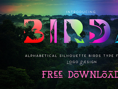 Birda free Fonts bird icon bird illustration bird logo font design fonts free fonts