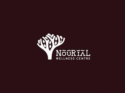 Nourial Wellness Centre brand design branding celtic corporate design design fitness logo font design illustration logo minimalist tree tree logo typography vector