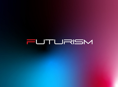 futurism art branding design illustrator lettermark logo photoshop typeface design vector