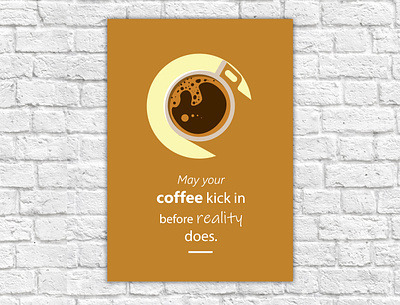 coffee art coffee illustrator photoshop poster poster art poster design