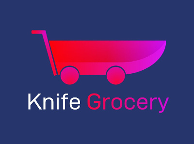 Knife Grocery branding design dribbbleweeklywarmup grocery icon illustrator knife logo logodesign
