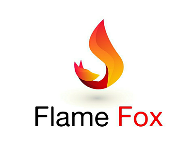 Flame Fox animal creative design flame fox foxy graphic icon identity illustration isolated logo mascot modern orange red sign symbol vector wild