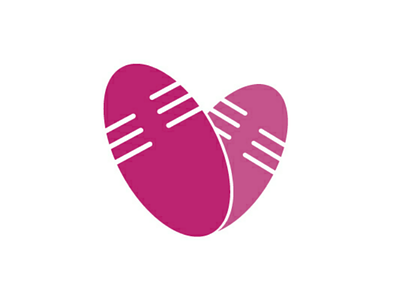Romantic Podcast branding branding design flat flat logo icon logo love podcast recording