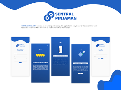 Sentral Pinjaman Mobile App mega central finance mobile design sentral pinjaman uidesign ux design