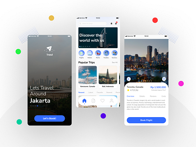 Travl - Travel app branding design dribbble exploration mobile ui ux