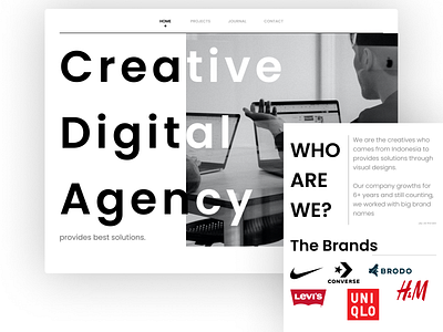 Creative Agency Homepage