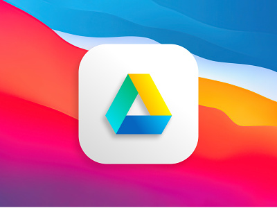 Big Sur Icons - Google Drive app big sur design explore figma icon illustration ios logo ui