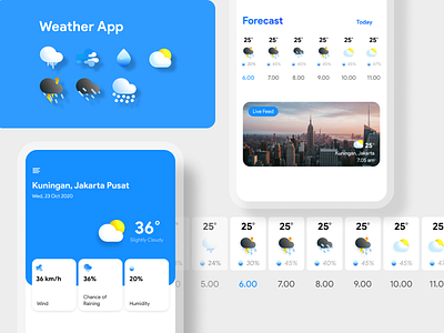 Weather App design exploration