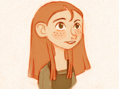 Redhead2 animation art cartoon character character design comics concept drawing illustration sketch