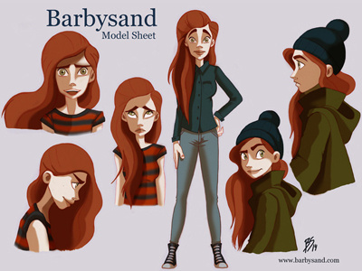 Model sheet animation art character character design characterdesign comics concept drawing girl illustration modelsheet sketch