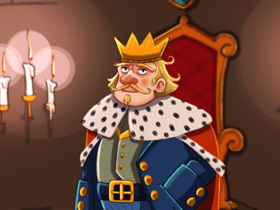 King. character character design characterdesign cinderella comics concept drawing fantasy illustration king sketch tales