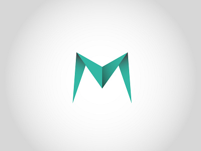 M branding design green hitech letter logo mark mobile logo modern tech technology logo vector
