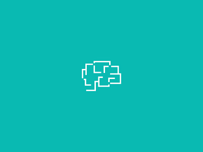 Pixel Brain brain brain logo branding color design illustration logo logo design pixel simple vector